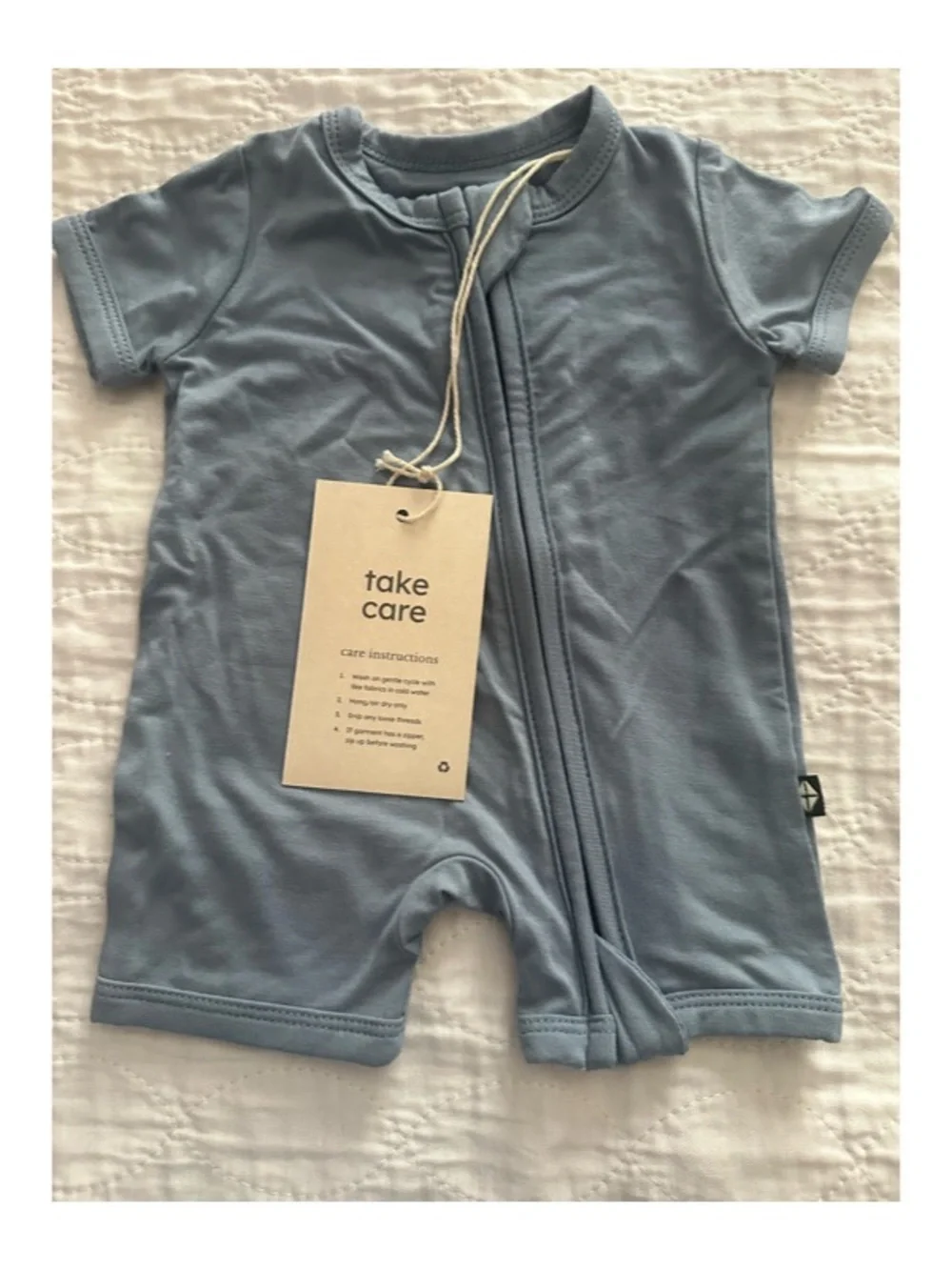 Kyte baby Zippered Shortall Romper